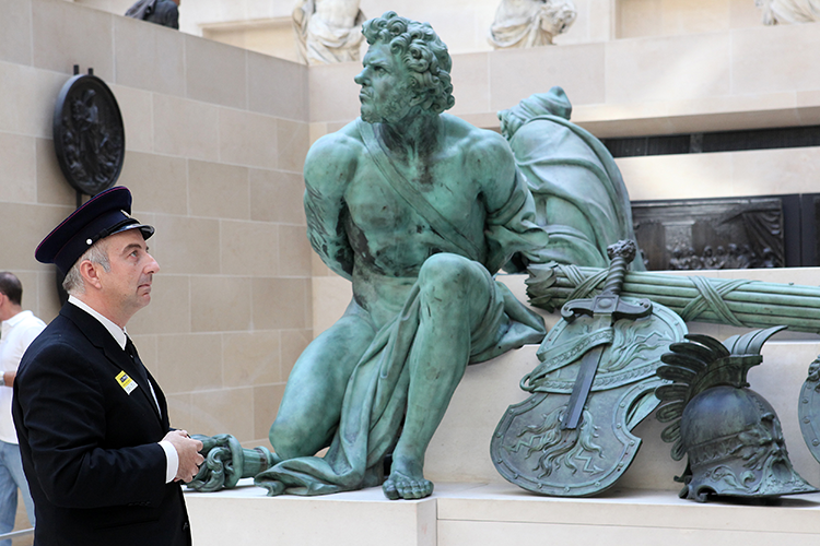 Patrice Thibaud au Louvre